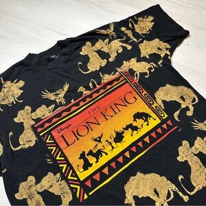 Vintage 90s Disney The Lion King AOP Single Stitch T-shirt